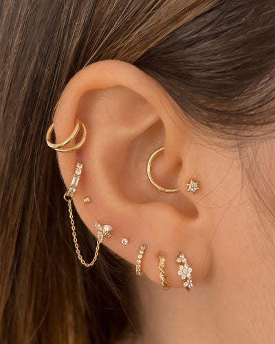 Isabella - 14k Gold Daith & Conch Earring
