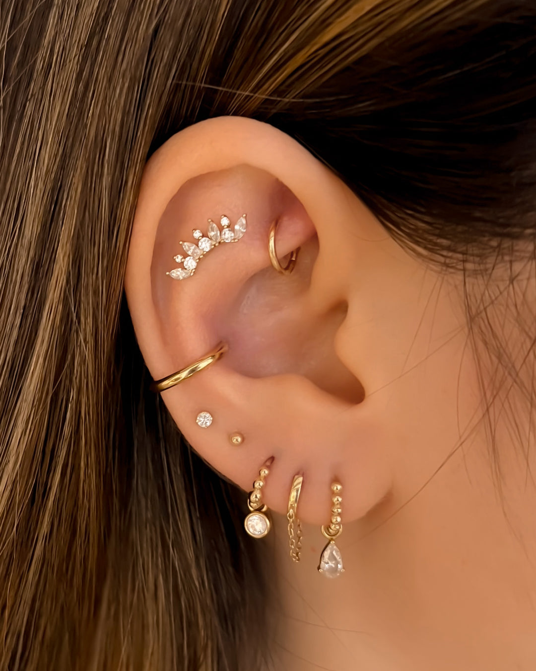Ear Piercings Double Inner Conch Piercing Ear Piercings Real Conch