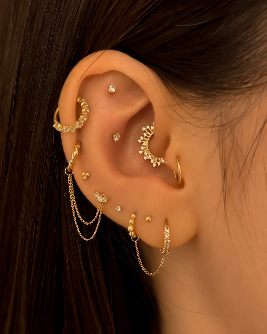 Ear Piercings 14k Gold Earrings For Piercing Earring Piercings