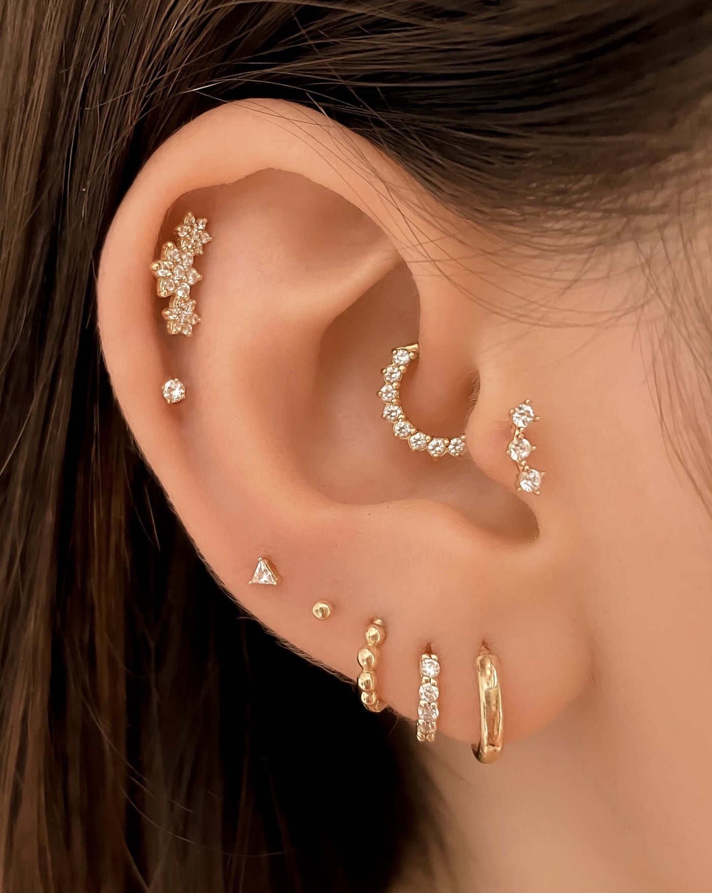 14k Gold Everyday Huggie Earrings | Assolari