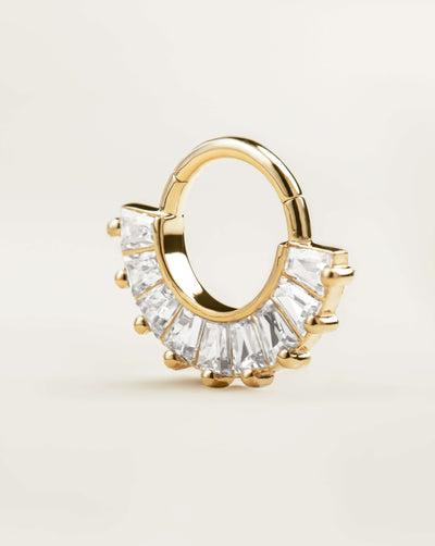 18k Gold Baguette Daith Jewelry | Assolari