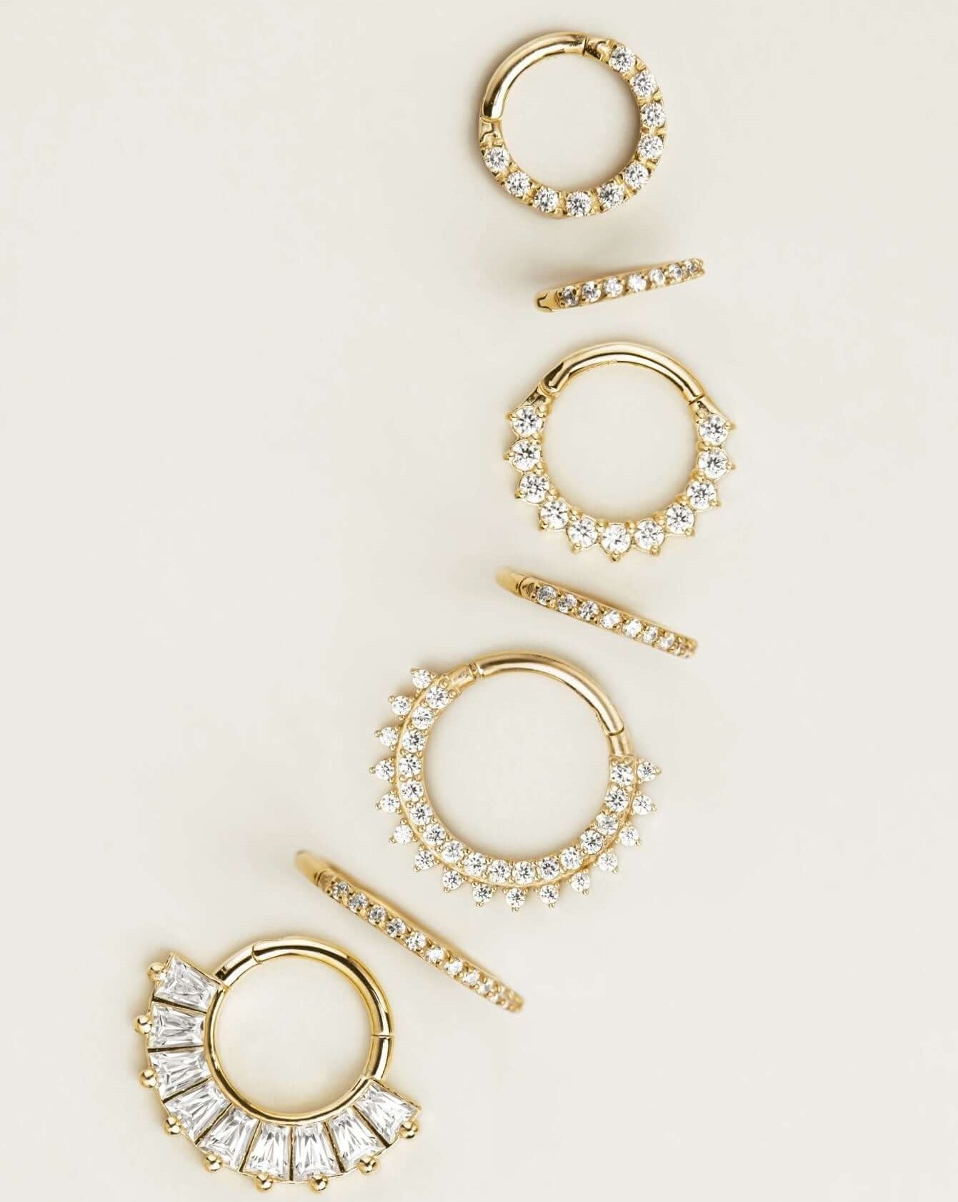 18k Gold Minimalistic Daith Jewelry and Septum Jewelry | Assolari